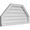 Ekena Millwork Octagonal Top Surface Mount PVC Gable Vent w/ 2"W x 2"P Brickmould Sill Frame, 36"W x 18"H GVPOT36X1803SN - alternate 3